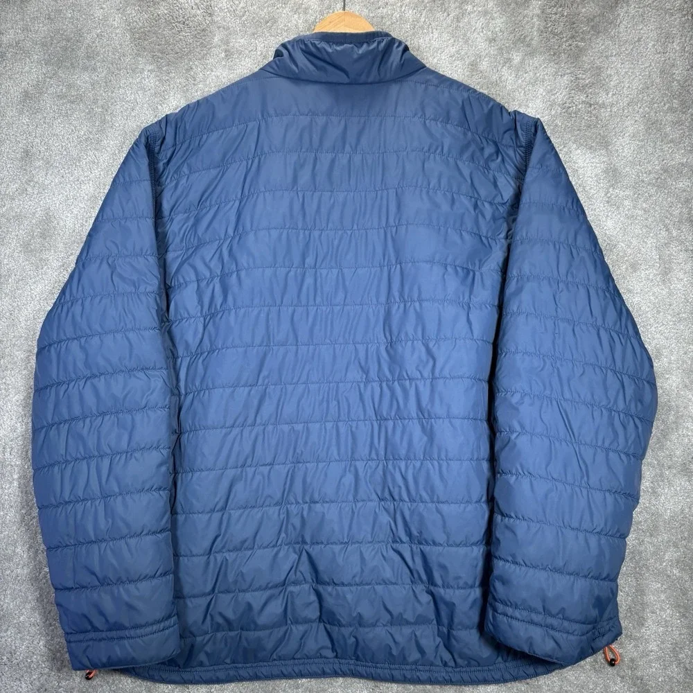 Carhartt Gilliam Jacket Mens 2XL Blue Nylon Lightweight Insulated Workwear